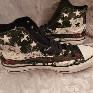 CONVERSE Unisex White Chili High Tops NEW